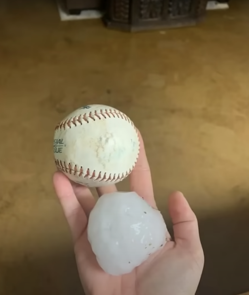 baseball sized hail